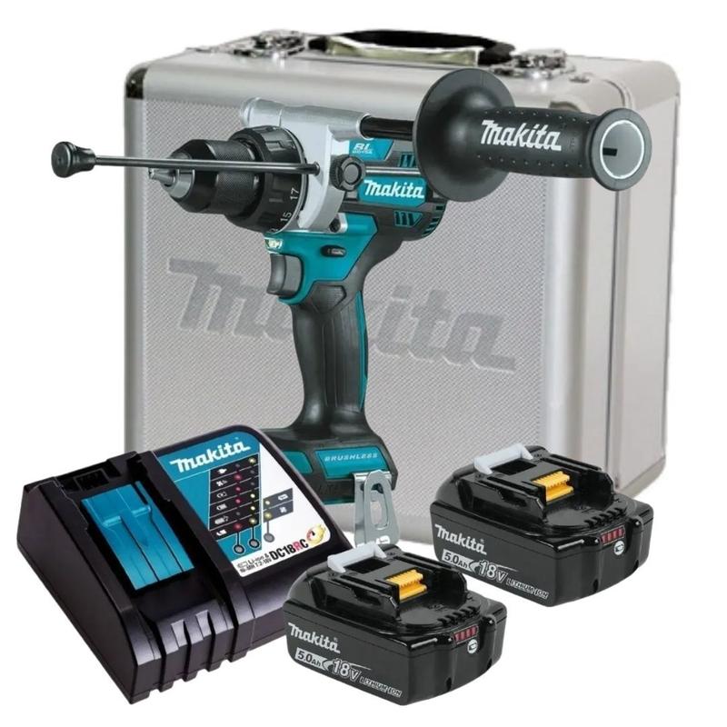 Furadeira Parafusadeira Makita 2 Baterias 18v 5ah Dhp486z + Carreg